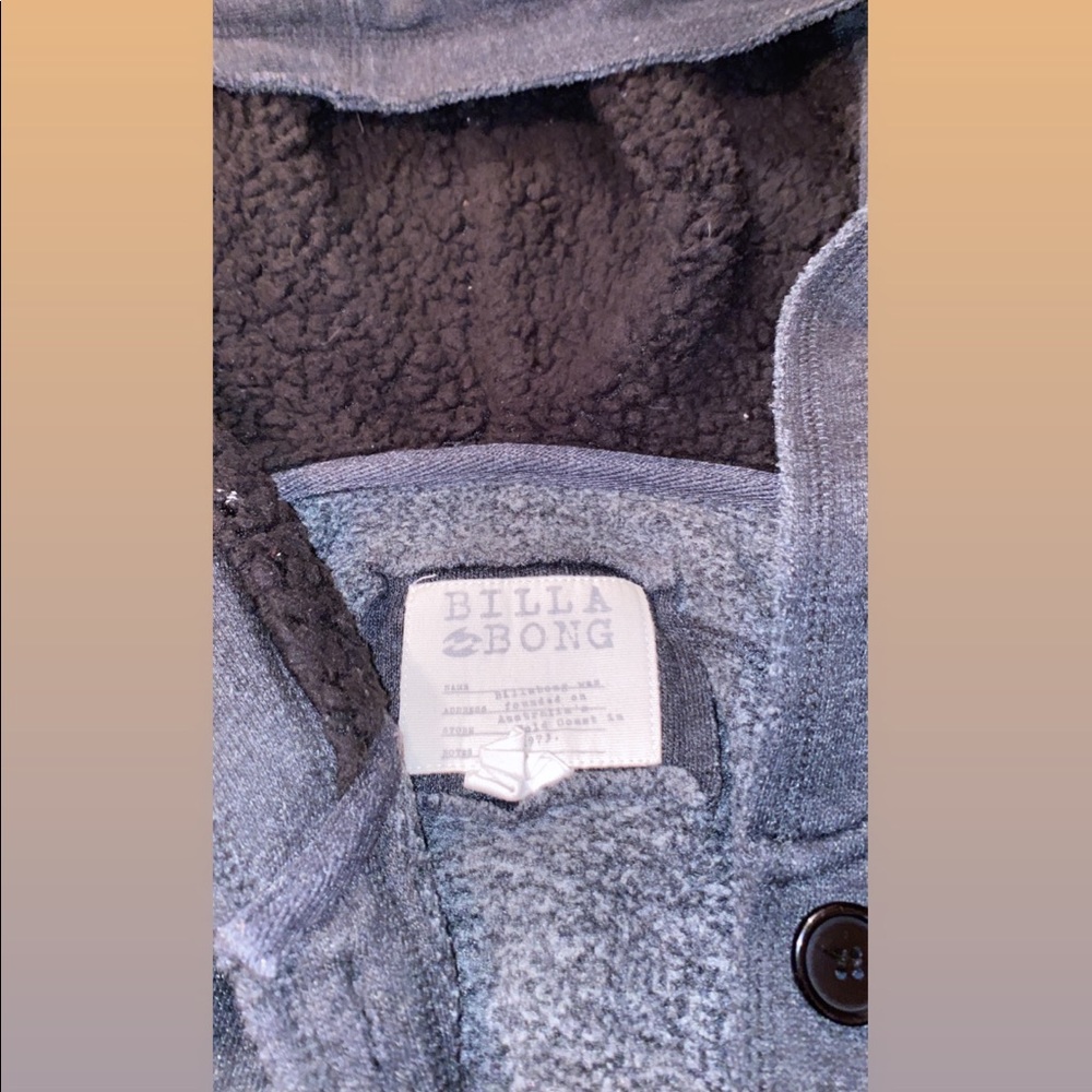 Dark Gray Button Down Winter Jacket - image 3